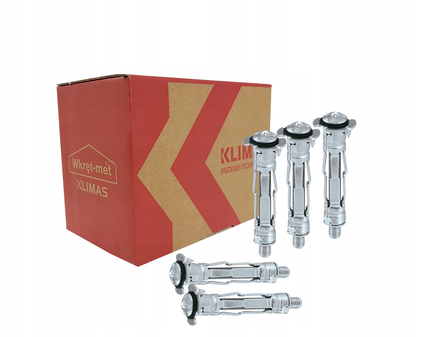 Šroub-met Ocelový kolík typu „molly“ M6 x 88 mm 50 Ks