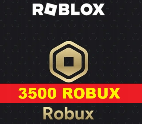 ROBLOX 3500 ROBUX 3.5K ROBUXÓW ROBUXY GAMEPASS GP 3.500 RB