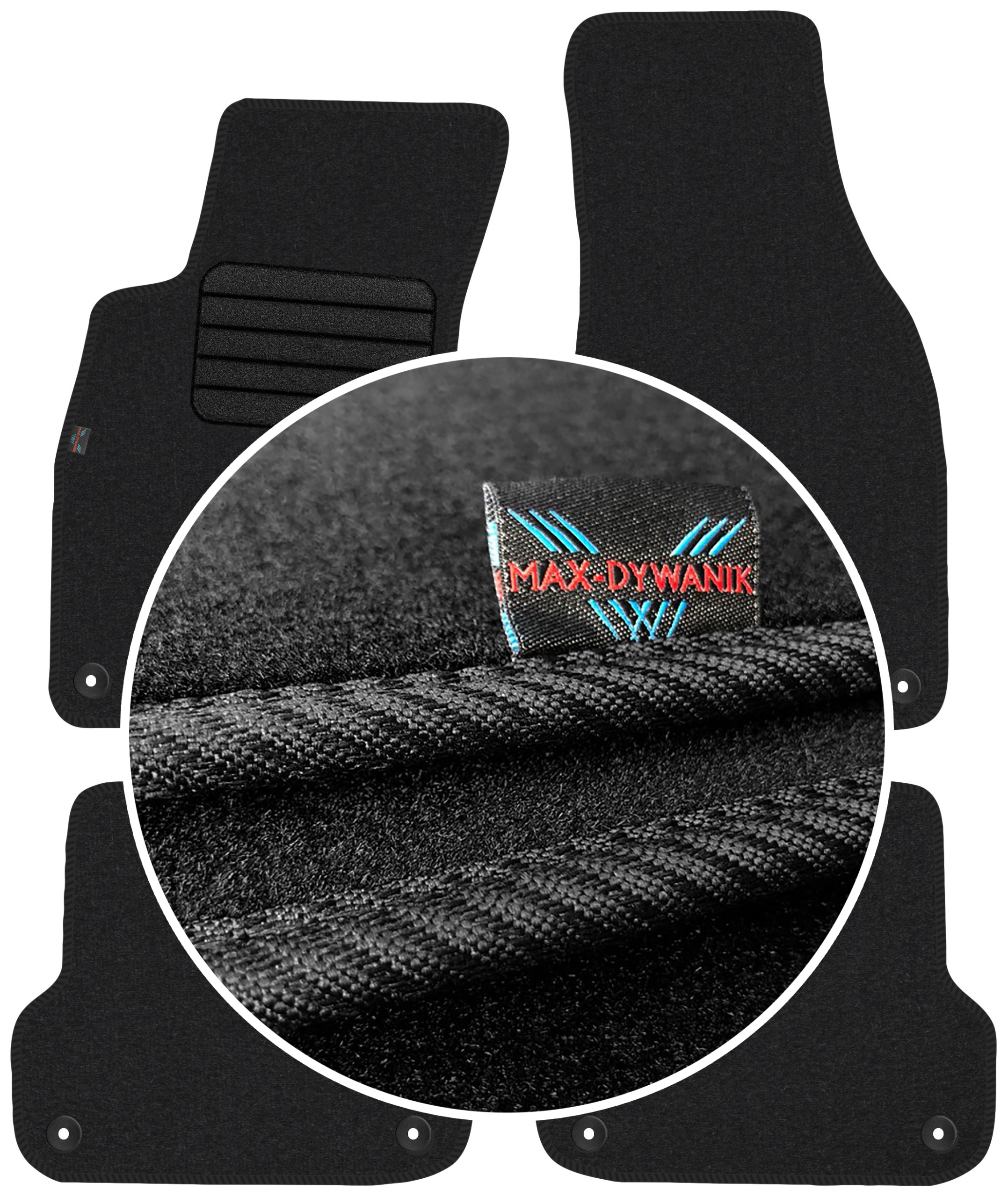 Audi A4 B6 B7 2001-2007 Велюровые к авто