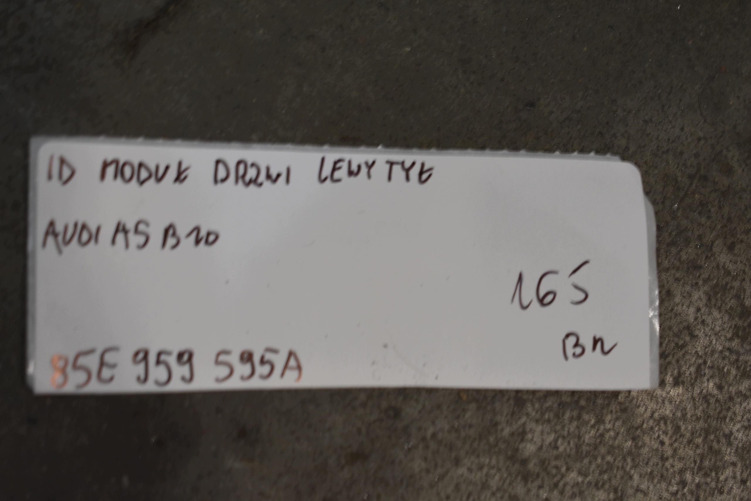 IDEALNY module door rear part rear left AUDI A5 B10 1
