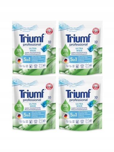 4x Kapsle na praní Triumf Ultra Weiss 30 ks