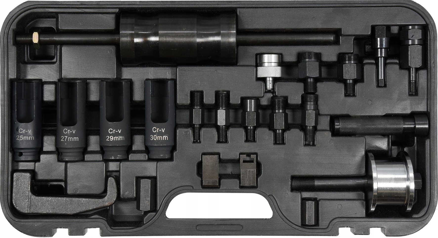 YATO ZESTAW ŚCIĄGACZ BEZWŁADNOŚCIOWY DO WTRYSKIWACZY 22 ELEMENTY YT-06175 Marka Yato