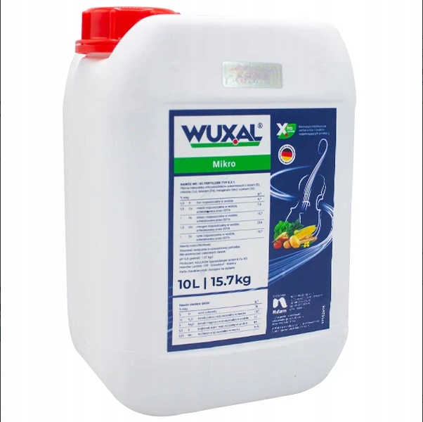 Wuxal Mikro 10L Nawóz Dolistny Mikroelementy Warzywa Drzewa Owocowe