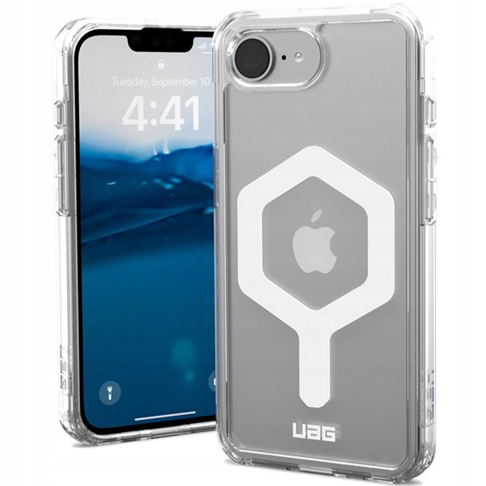 Uag Plyo obudowa ochronna mocne plecki case iPhone 16e MagSafe (ice/white)