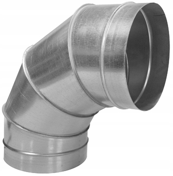 Koleno 90st Ø 300 pozink ventilace Spiro Walter