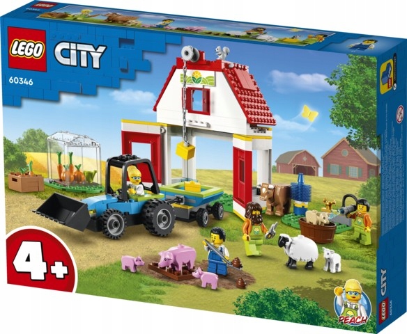 Lego City Stodola A Hospodářská Zvířata 60346