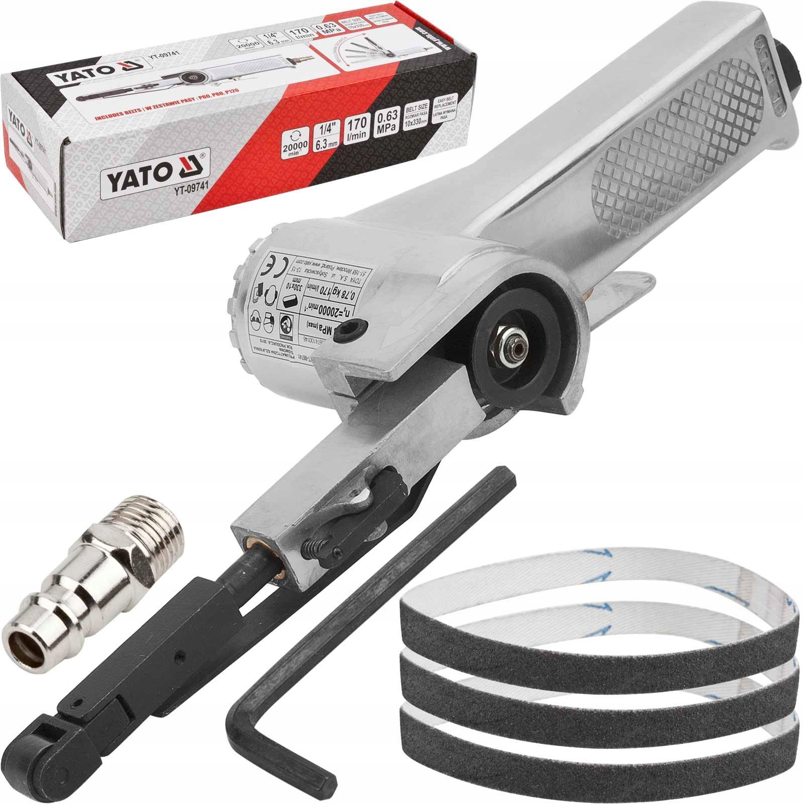 

Yato Szlifierka Taśmowa Czołg Pneumatyczna 10X330