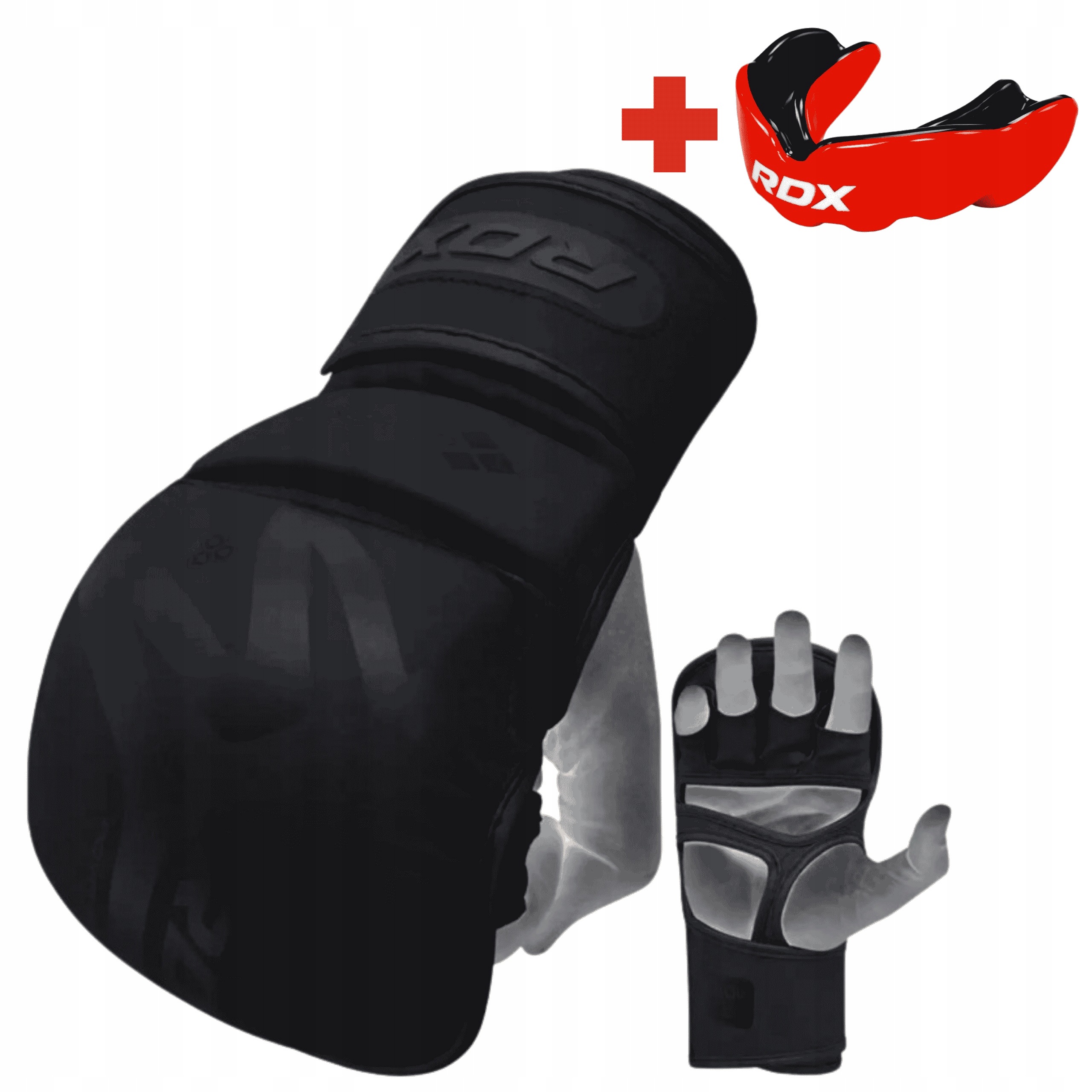 Sparingové Rukavice Do Mma Rdx T15 S Grapplingem, Zesílená Kůže, Velikost L