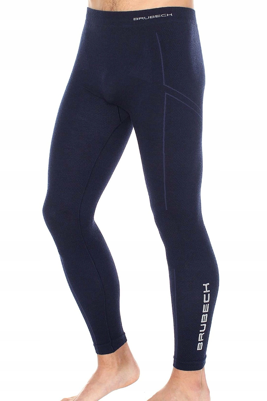 Pánské legíny Brubeck Extreme Wool LE1112 modré [Velikost XL]