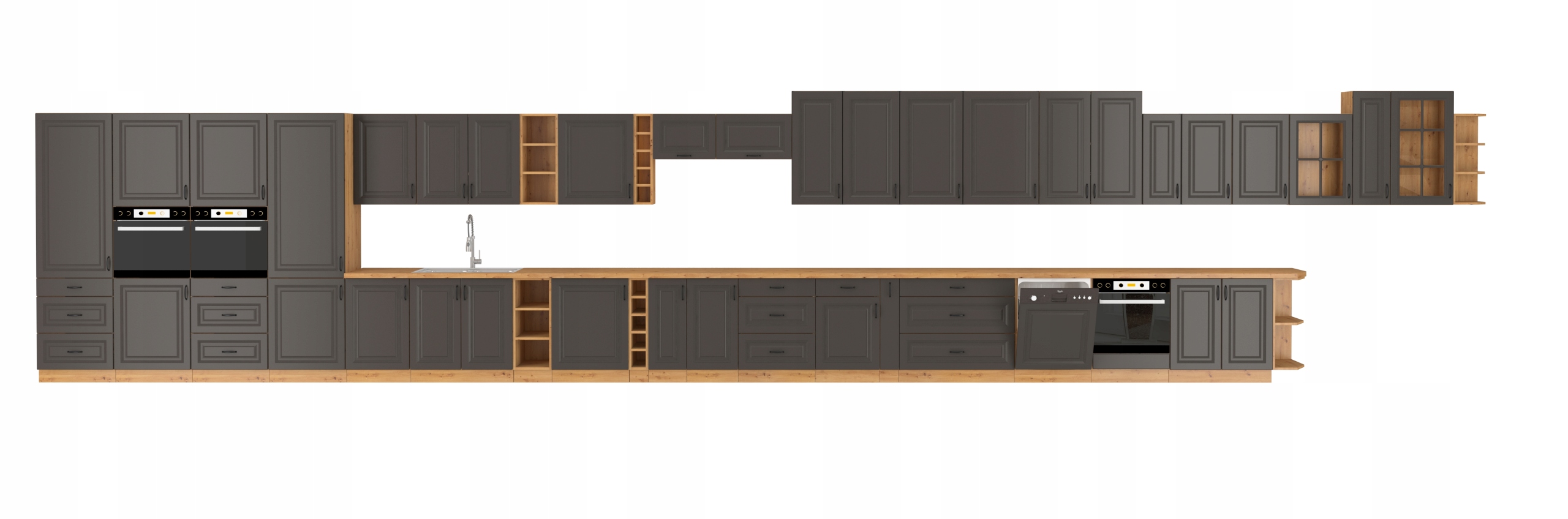 Szafka kuchenna górna 60x90 frezowana SPRING Rodzaj szafek wisząca