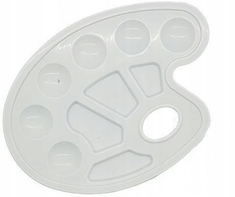 ZESTAW MALARSKI PĘDZLE FARBY 3x PODOBRAZIA PALETKA Kod producenta ZMO