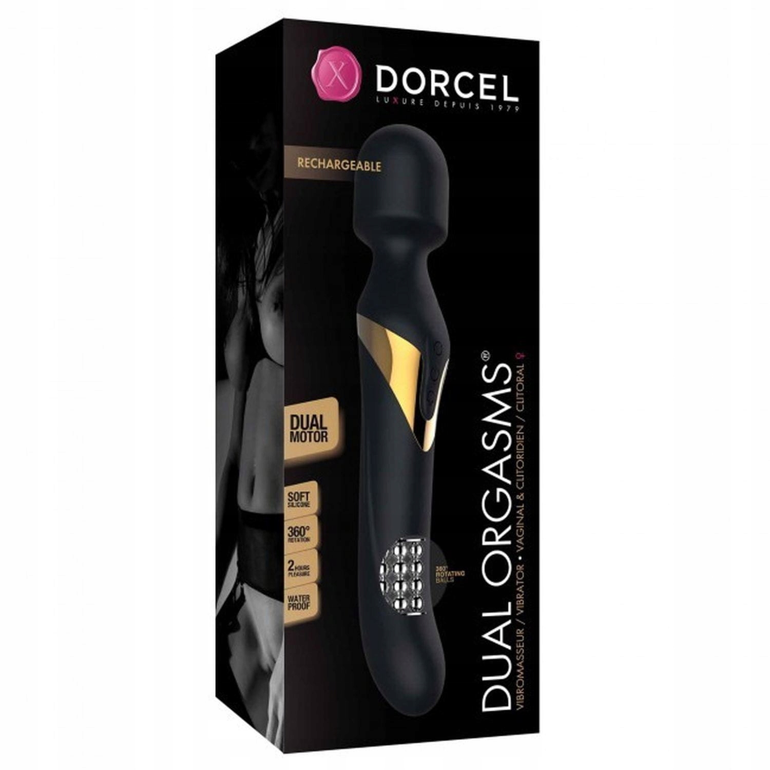 Dorcel Dual Orgasms Gold Materiał silikon