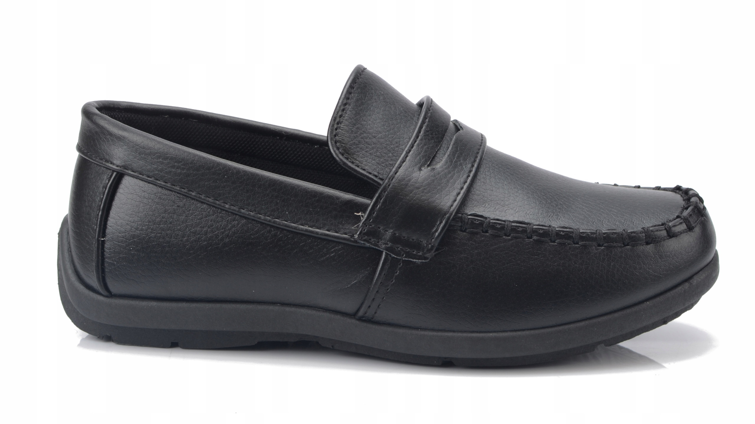 BUTY MOKASYNY KOMUNIJNE CZARNE CHŁOPIĘCE 36 Bohater / Bajka brak