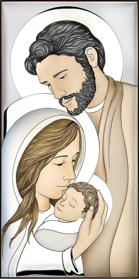 Gravírovanie Pamiatka Obraz Svätá rodina Strieborný obraz Veľká svadba Krst