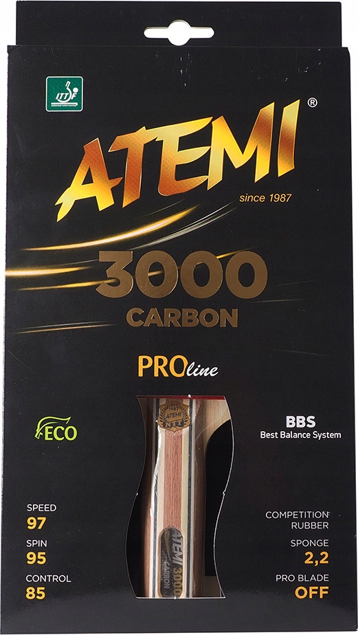 Pálka Na Stolní Tenis Ping Pong New Atemi 3000 Pro Anatomical