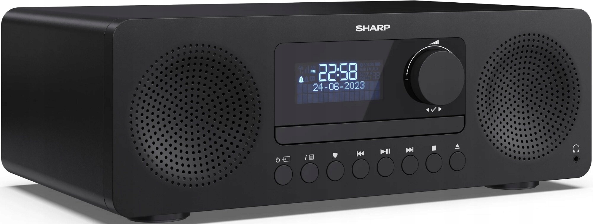 Wieża SHARP XL-B720D Czarny Radio FM DAB DAB+