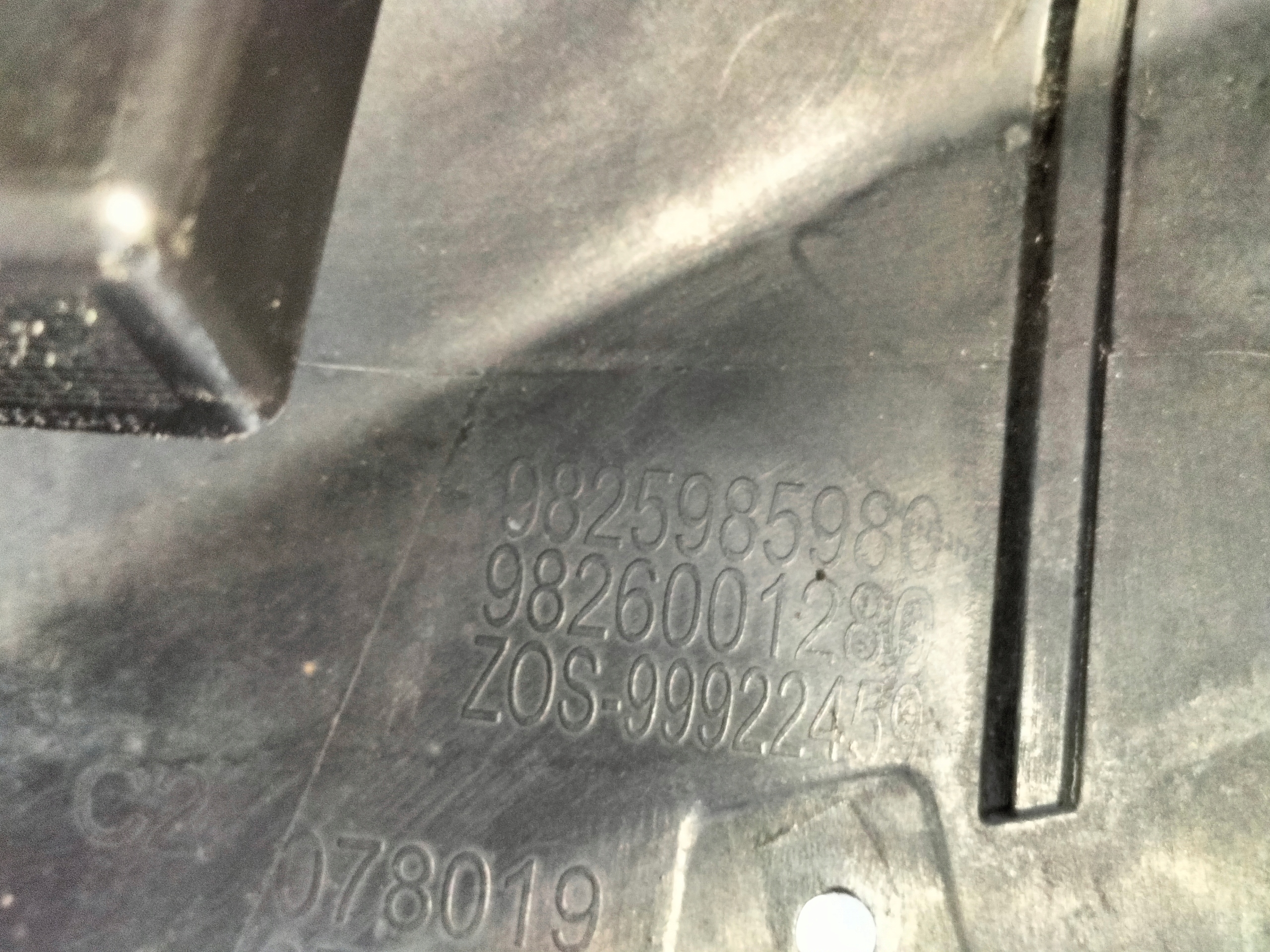 bumper rear rear part PEUGEOT 2008 II 19