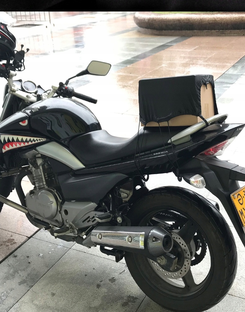 OSŁONA BAGAŻU MOTOCYKLOWEGO ELASTYCZNA BAGAŻ MOTOROWER Producent inny