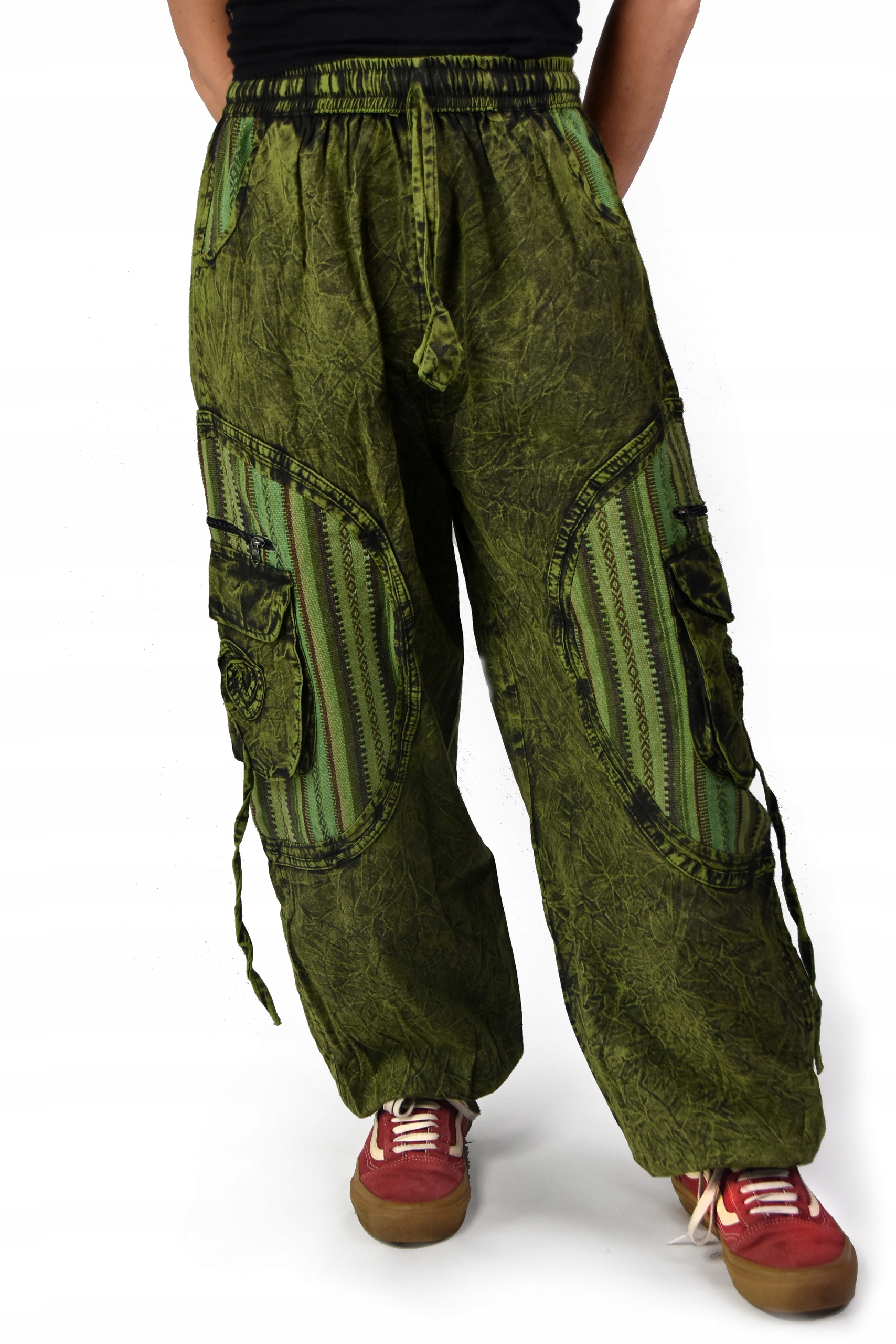 Bavlněné unisex boho kalhoty z Nepálu