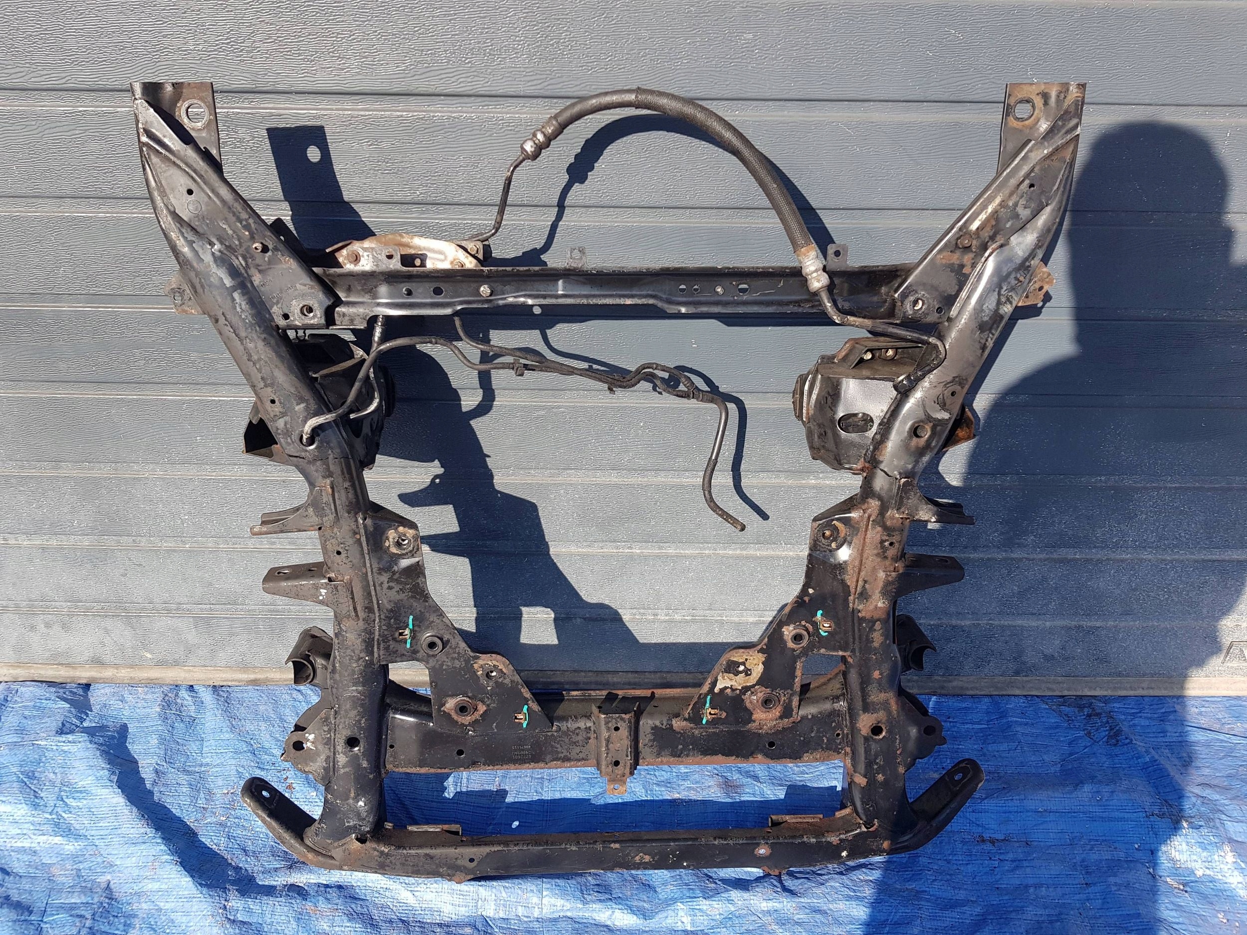 axle beam front axle beam subframe of the engine front BMW X5 E70 X6 E71