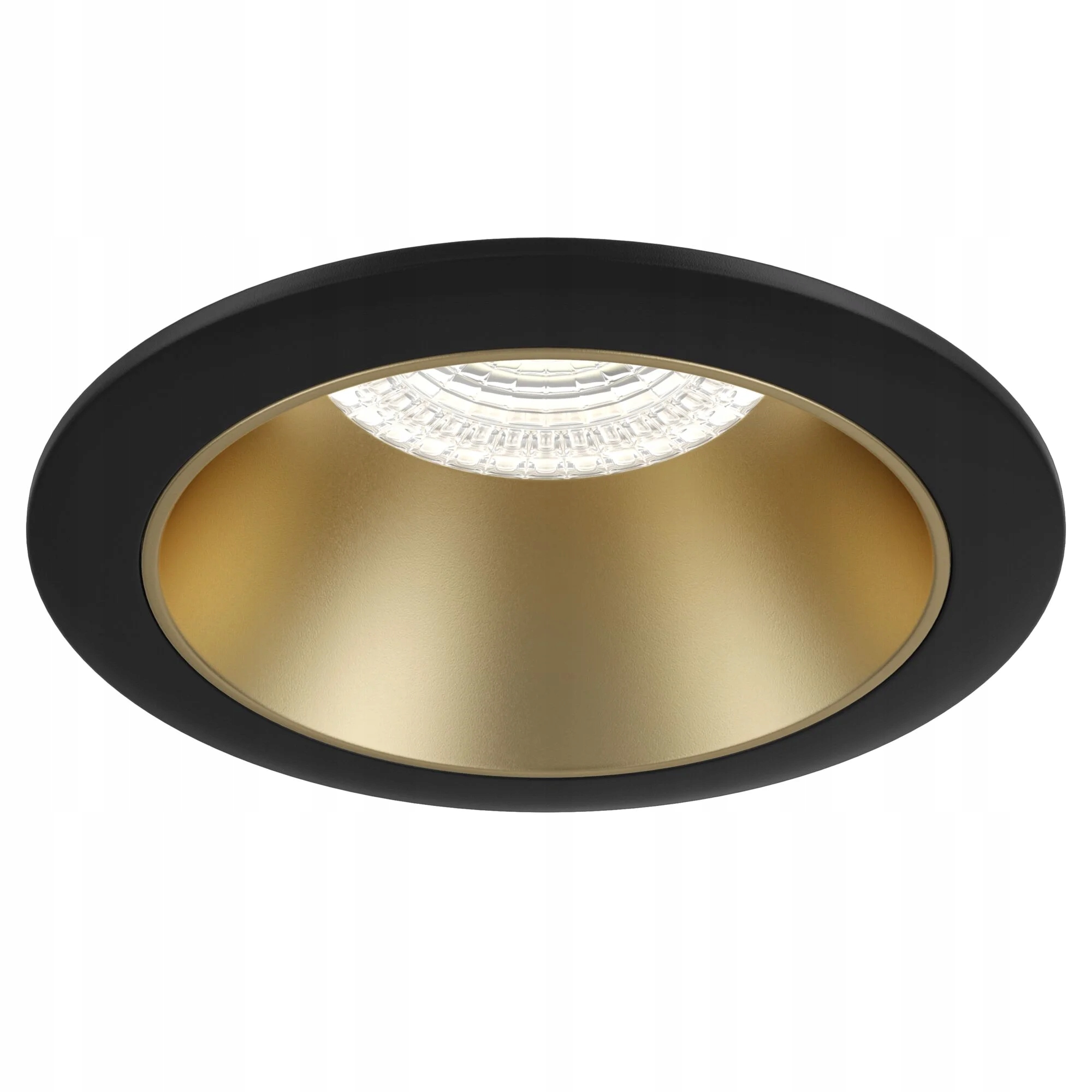 Stropní bodové svítidlo kulaté, zlaté, černé Maytoni