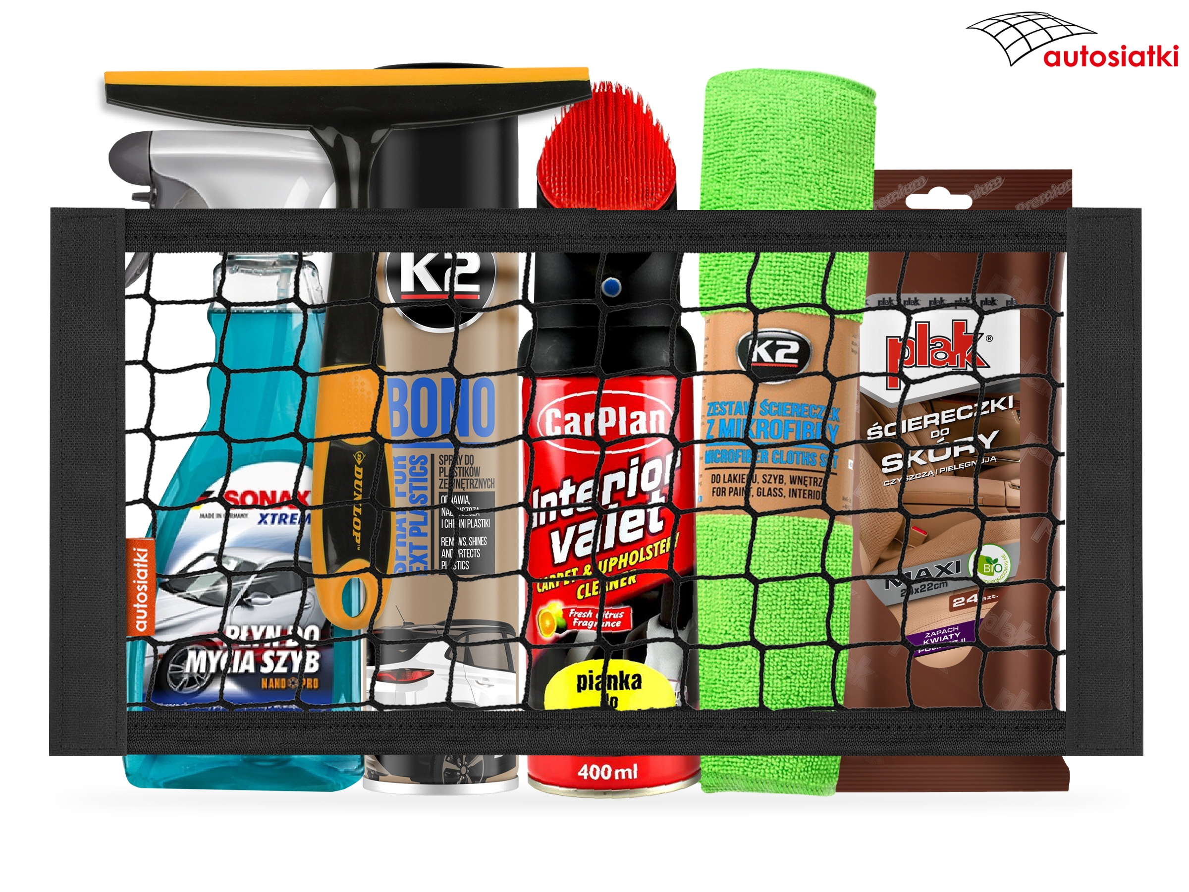 SIATKA PŁOTEK DO BAGAŻNIKA 27x50 TUNEL SIEDZENIE Rodzaj siatki