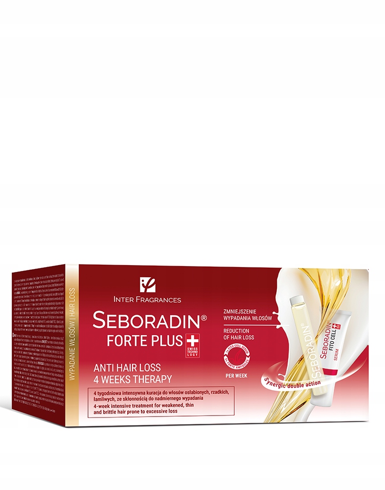 Kúra intenzivně posilující vlasy ampule sérum Seboradin Forte Plus