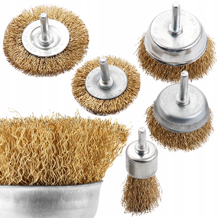 

Duży Zestaw Drucianych Szczotek Do Wiertarki