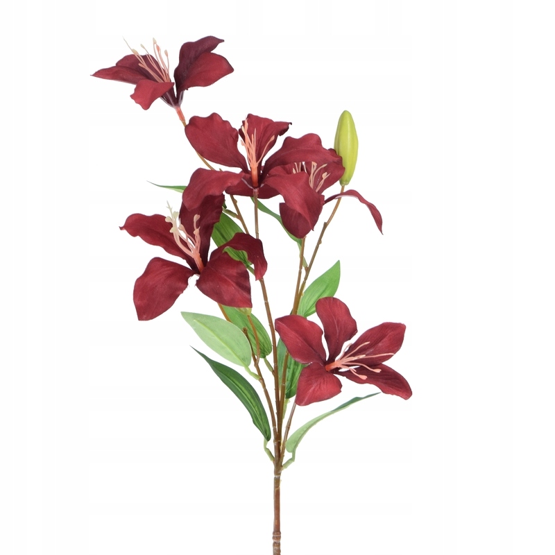 

Sztuczna Lilia duża gałązka gumowana 70 cm 1 szt