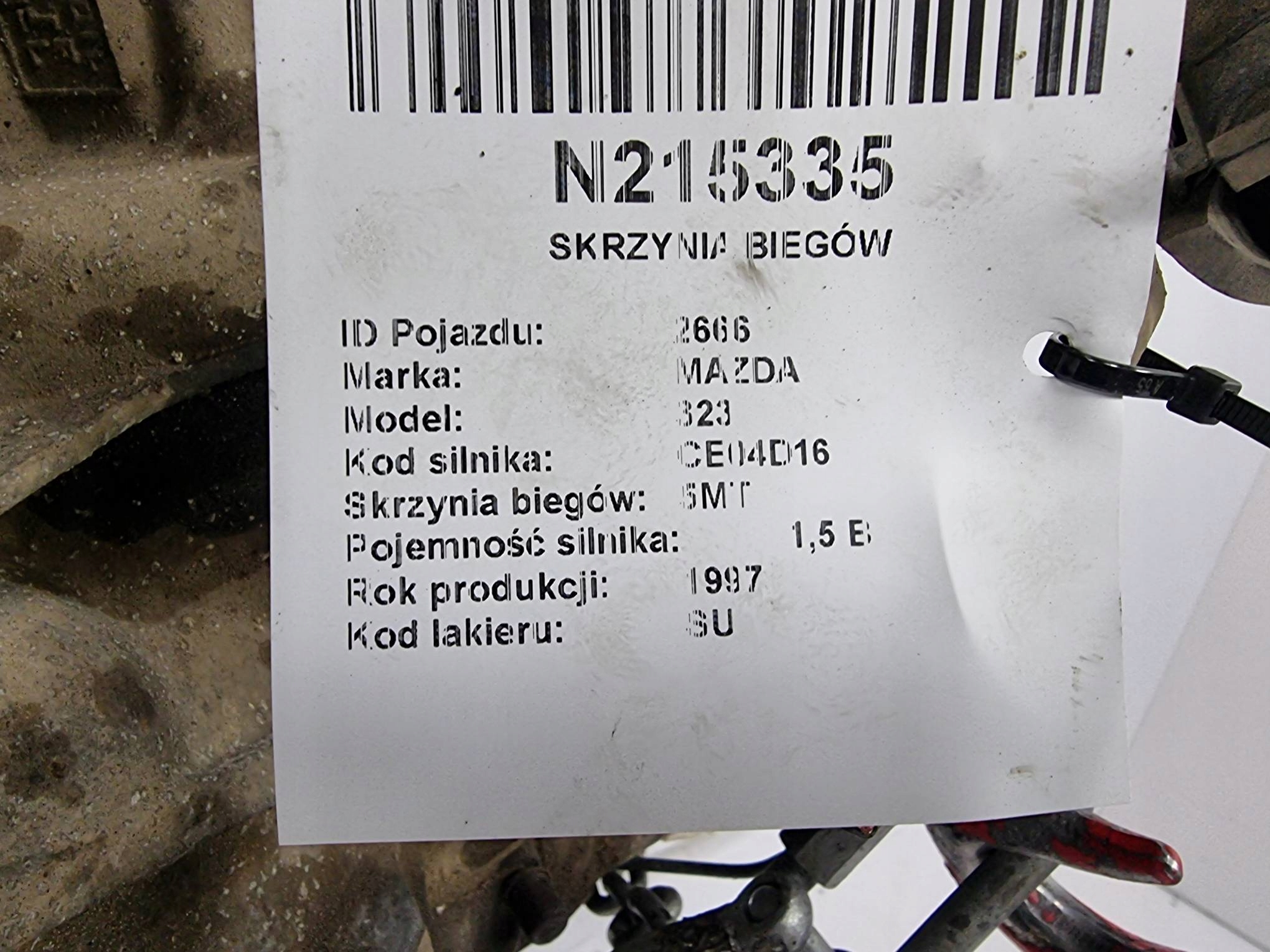 Getriebe 5MT MAZDA 323