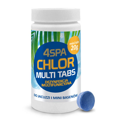 

4SPA Multitabletki Chlor Jacuzzi 20G 50SZT Gamix