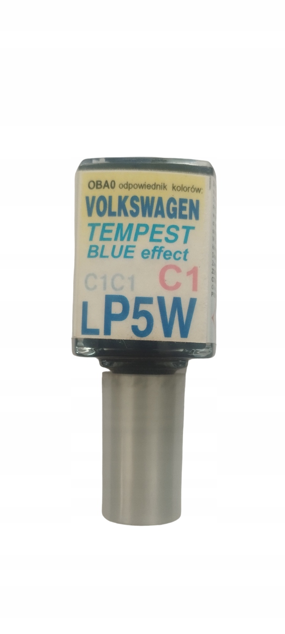 Zaprawka do rys 10ml AUDI VW LP5W C1 C1C1, TEMPEST BLUE EFFECT VW