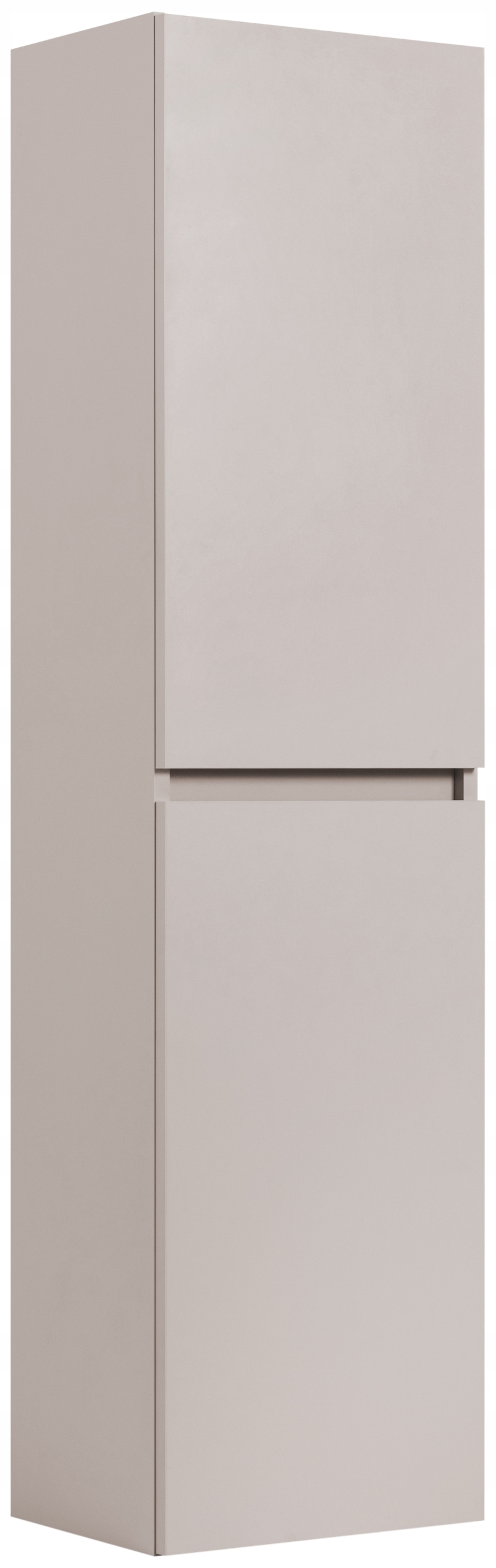 Závěsná koupelnová skříňka Kašmírový sloupek 136 cm Matná přední strana