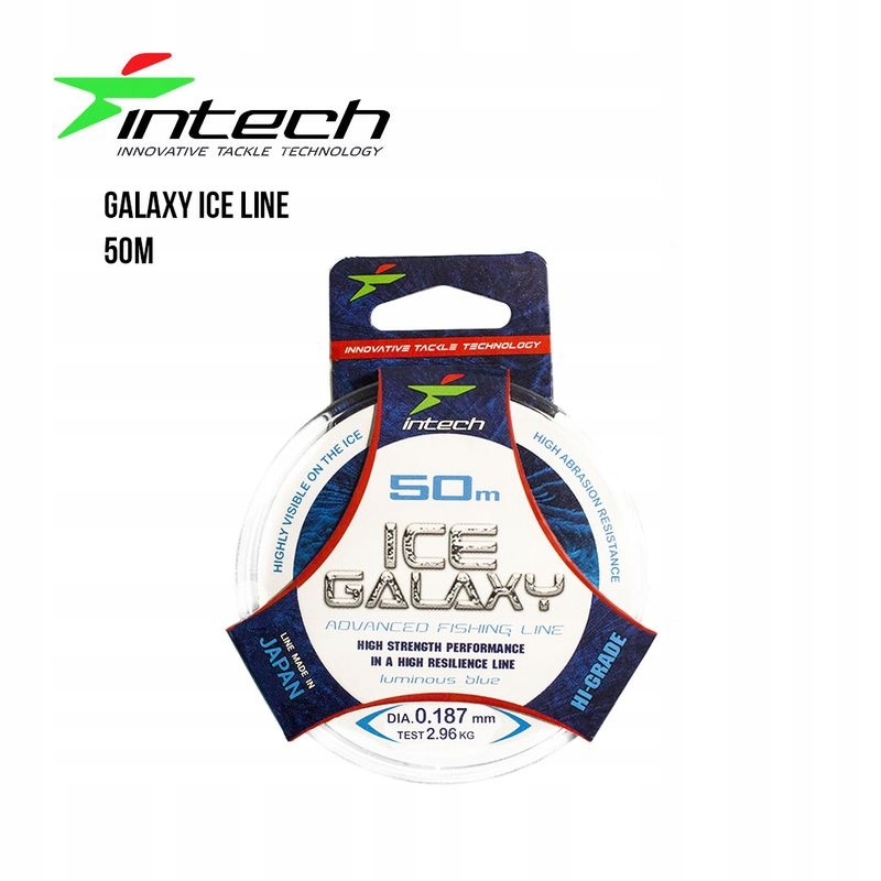 Żyłka wędkarska zimowa podlodowa Intech Galaxy Ice Line 0.236mm/4.52kg 50m