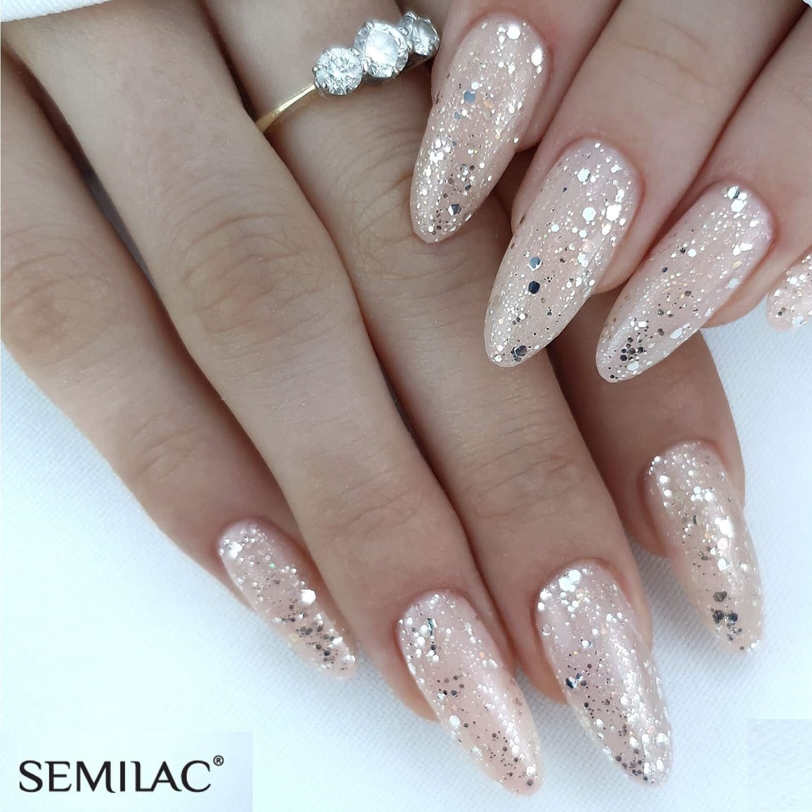 Semilac 503 Lakier hybrydowy DIAMOND DUST 7ml Nazwa koloru producenta DIAMOND DUST