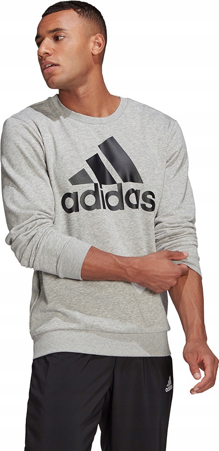 Pánská Mikina Adidas Essentials Dresová Šedá velikost S
