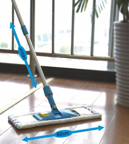 Levně Mop na podlahu s násadou 140 cm