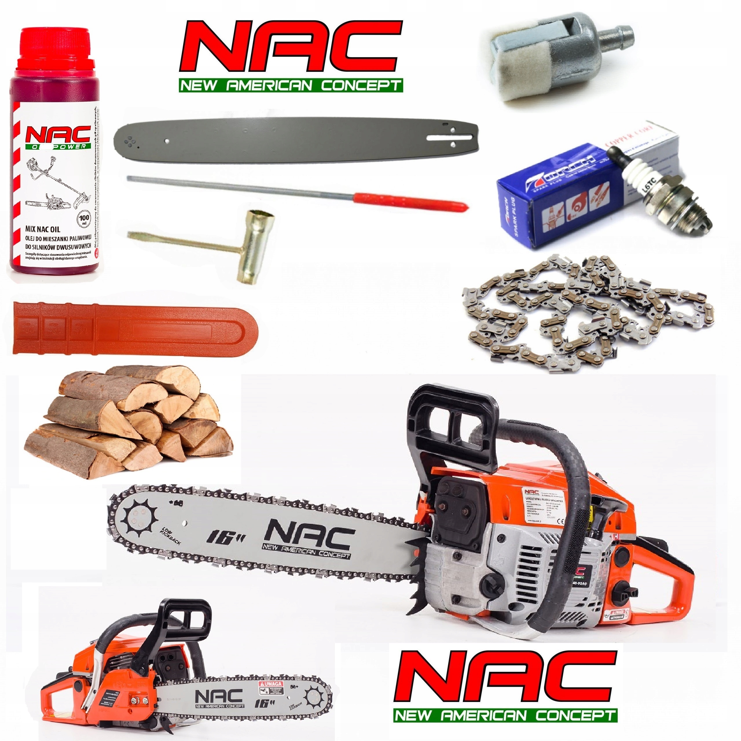 

Piła Pilarka Spalinowa Nac 2,45 Km Zestaw XXL