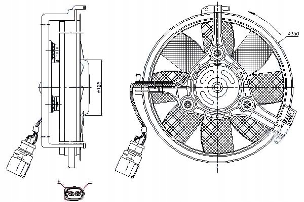 Nissens Ventilátor Chladiče (s Krytem) Pro Audi A4 A