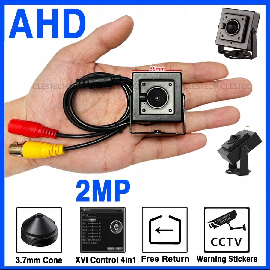 Mini Kamera Ahd Pinhole 2MPX Full Hd 1080P