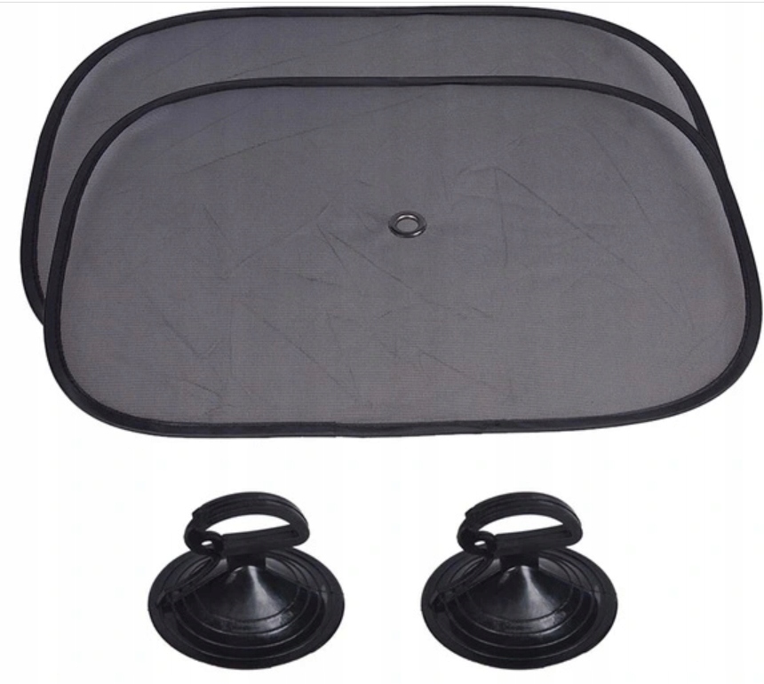 2x OSŁONKI PRZECIWSŁONECZNE boczne na tylną SZYBĘ OSŁONKI SAMOCHODOWE Producent Reer
