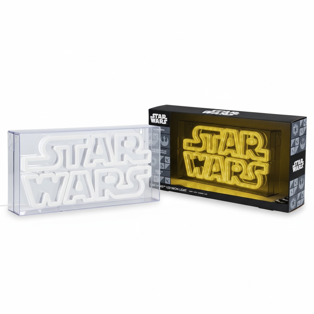 Paladone Star Wars Led Neon Light Logo Lampička Usb Hráčský pokoj Noční ozdoba