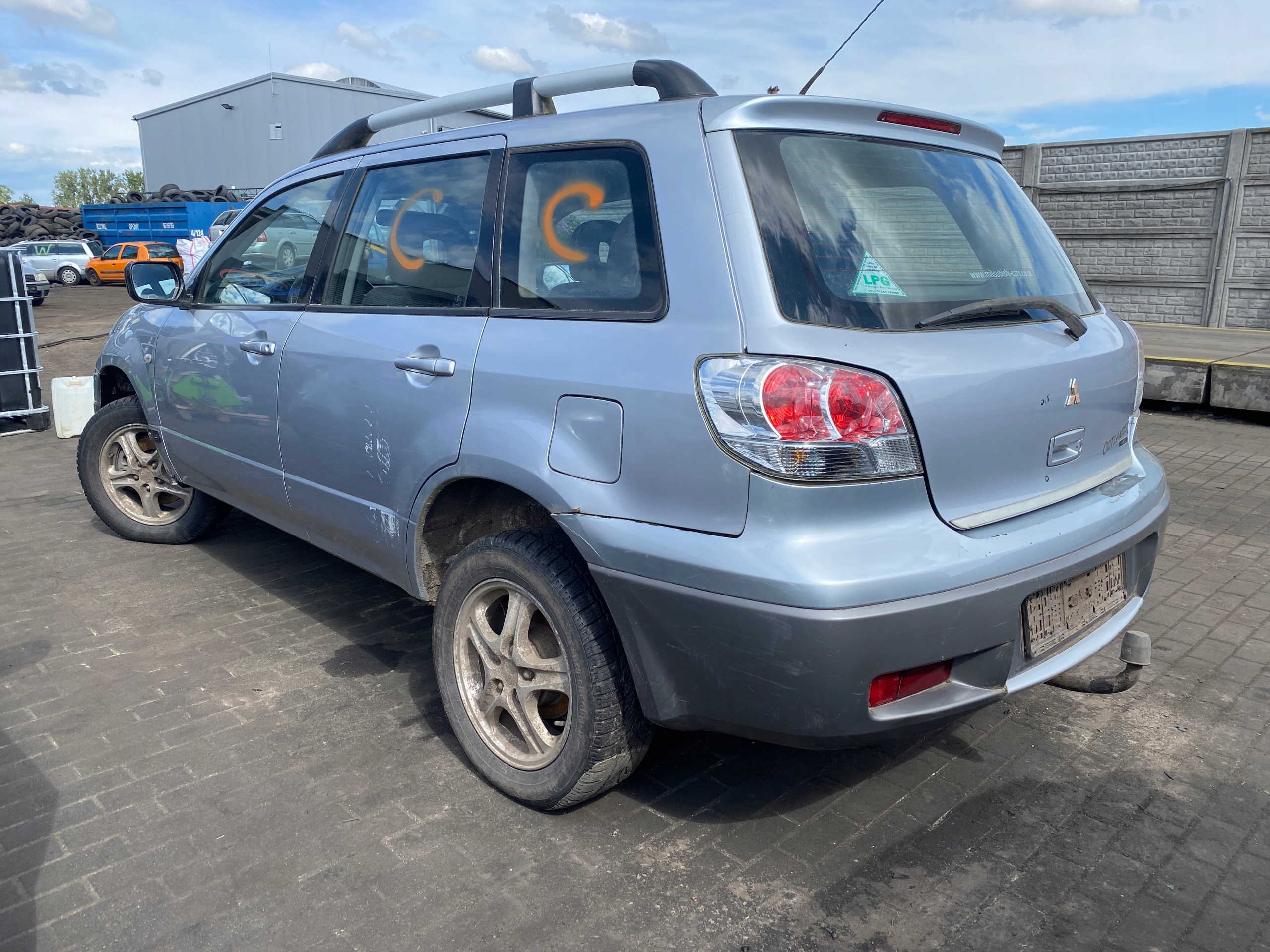 light left rear rear part Mitsubishi Outlander 1 and 03-06