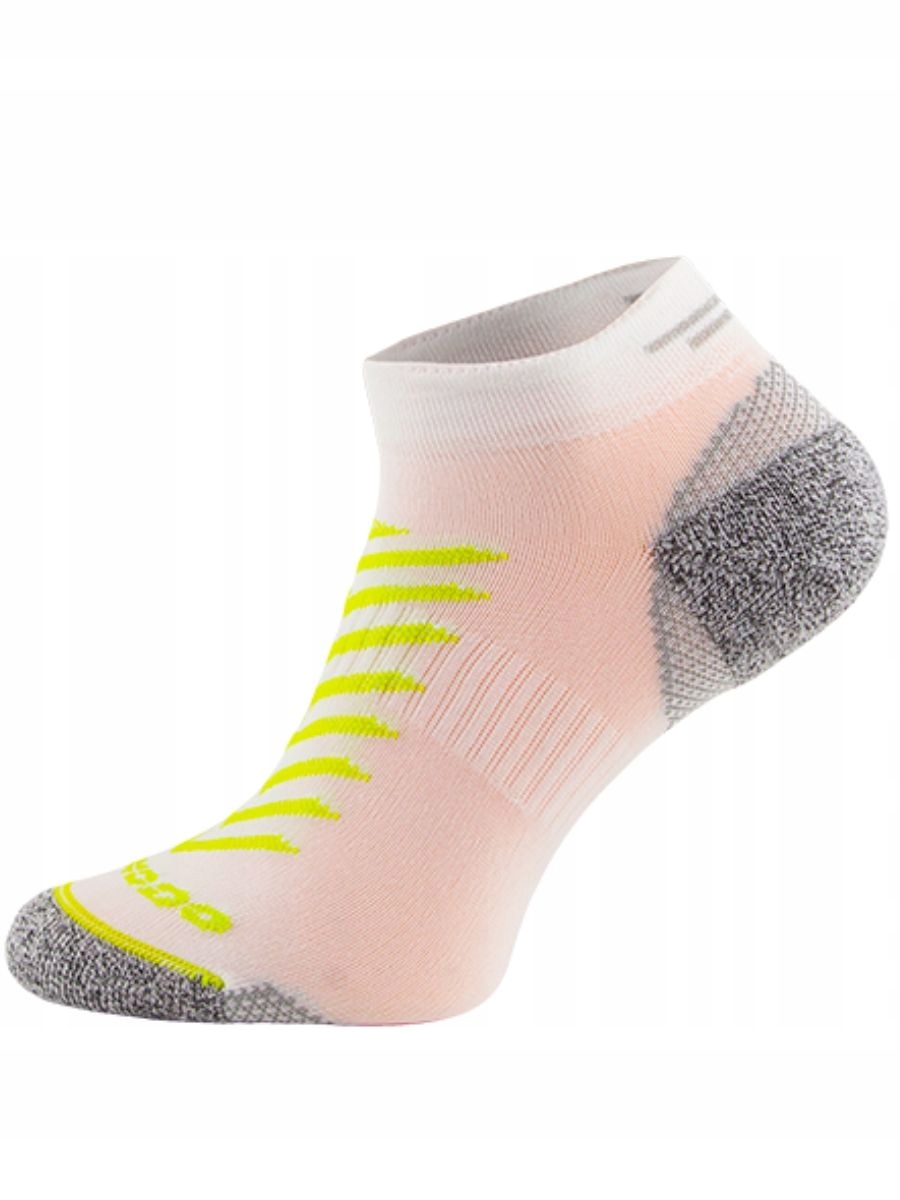 Stopki biegowe Comodo RUN8, Reflective Run Low 35-38 White/Yellow