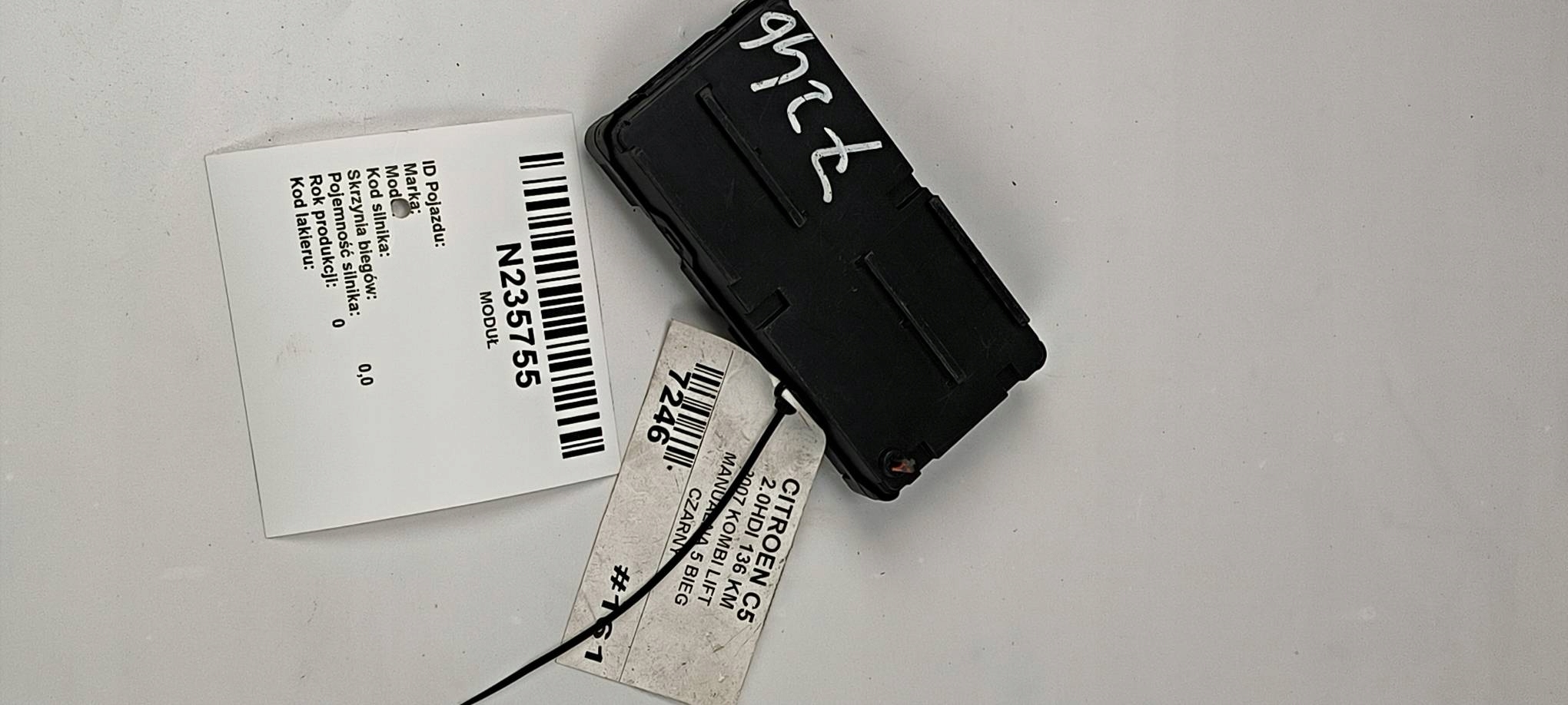 Module Pression Pneumatiques, Pneus 9655140080 CITROEN C5 et
