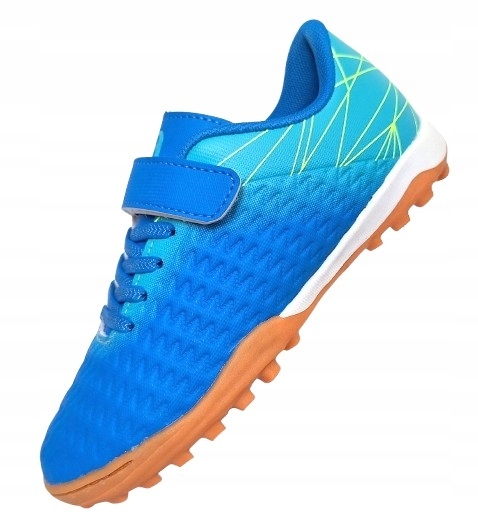 Fotbalová obuv na suchý zip, sálové boty, turfové zátky na venkovní hřiště, hala w-f 36