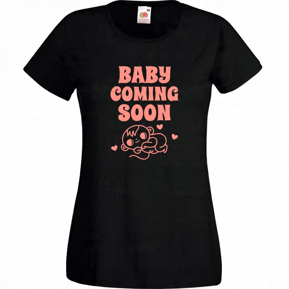 

Koszulka baby coming soon XL czarna