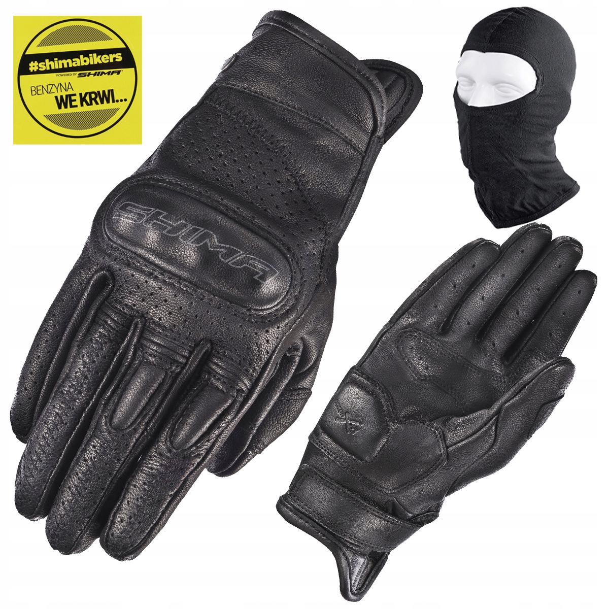 Motocyklové Rukavice Shima Caliber Lady Krátke Dámske Kožené Darček