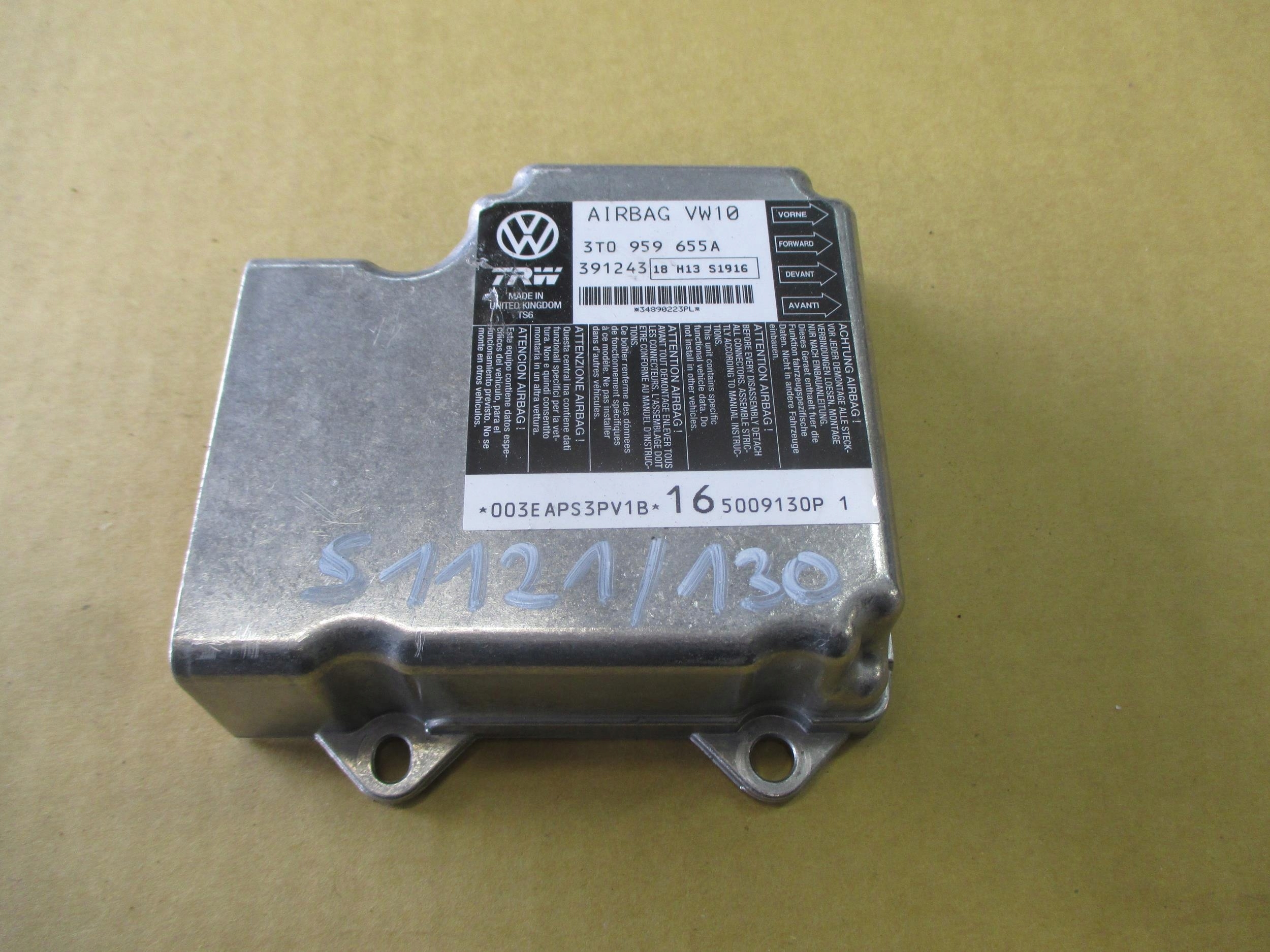 SKODA SUPERB 2 II SENSOR PODUSZEK 3T0959655A