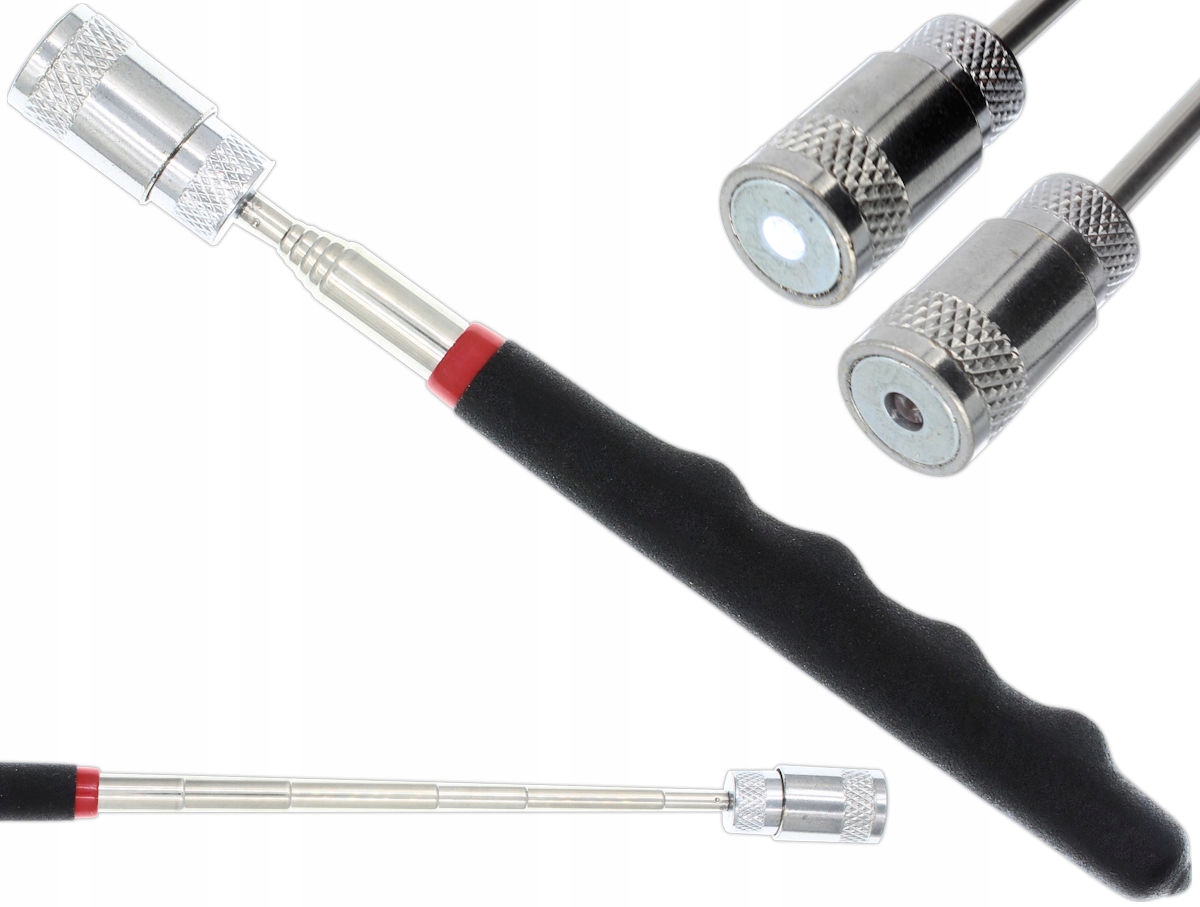 

Chwytak Magnetyczny Led Teleskopowy Magnes 82cm